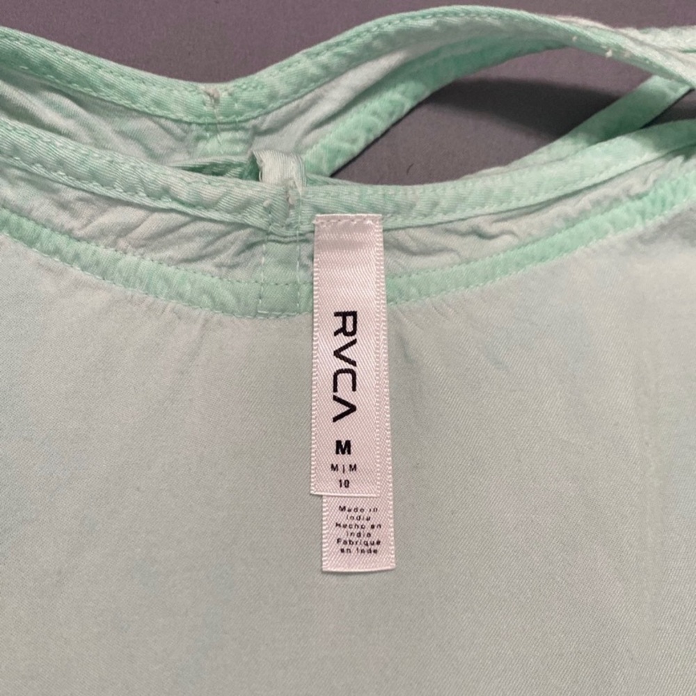 ***Relisting Soon*** RVCA Cutout Turquoise Tank Top - Picture 6 of 6
